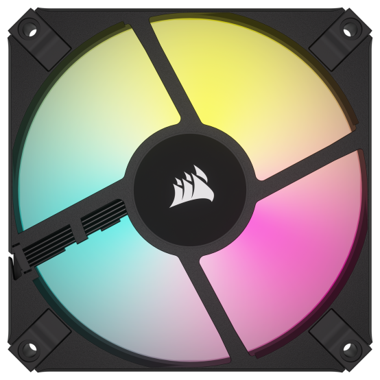 Ventilator Corsair AF120 RGB SLIM, 120mm RGB Fan Dual Pack - Negru, PWM CO-9050163-WW