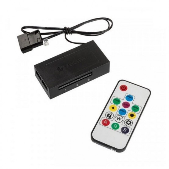 Ventilator Raijintek Set 3 ventilatoare Iris 12 Rainbow A-RGB LED + Controller - 120mm 0R40B00112