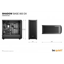 Carcasa be quiet! Shadow Base 800 DX Black BGW61