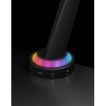 Suport RaidSonic Gaming monitor stand with USB 3.0 media hub and RGB light effect IB-MSG303BL-T