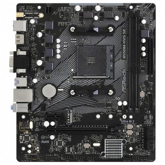 Placa de baza ASRock B550M-HVS SE 90-MXBMK0-A0UAYZ