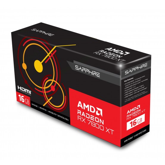 Placa video Sapphire Radeon RX 7800 XT 16G GDDR6 21330-01-20G
