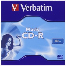 CD Verbatim Music Life Plus CD-R 700 MB 16x 43364