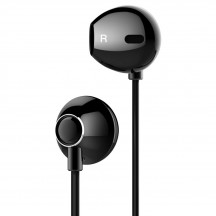 Casca Baseus Stereo Earphones Encok H06 (NGH06-01) - with Wire, 3.5mm Jack with Microphone, 1.2m - Black 6953156273900