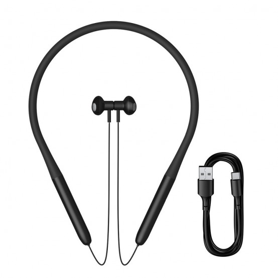 Casca Baseus Bluetooth Earphones Bowie P1 (NGPB000001) - Half In-ear Neckband, Bluetooth 5.2 - Black 6932172608545