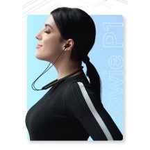 Casca Baseus Bluetooth Earphones Bowie P1 (NGPB000001) - Half In-ear Neckband, Bluetooth 5.2 - Black 6932172608545