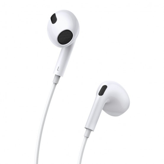 Casca Baseus Stereo Earphones Encok C17 (NGCR010002) - with Wire, Type-C, Microphone, 1.1m - White 6932172604264