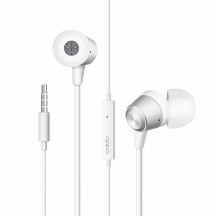 Casca Oppo Stereo Earphones (MH130) - Jack 3.5mm with Microphone - White (Bulk Packing) 5903396079030