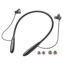 Casca Hoco Bluetooth Earphones (ES61) - for Sport, Magnetic Claps, Support BT, TF card - Black 6931474760777