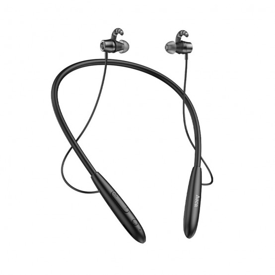 Casca Hoco Bluetooth Earphones (ES61) - for Sport, Magnetic Claps, Support BT, TF card - Black 6931474760777