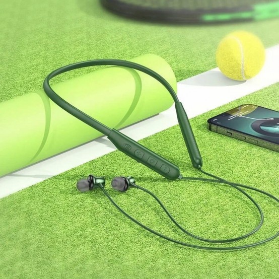 Casca Hoco Bluetooth Earphones (ES64) - for Sport, with Microphone, Bluetooth 5.3, Hi-Fi Sound - Black 6931474784469