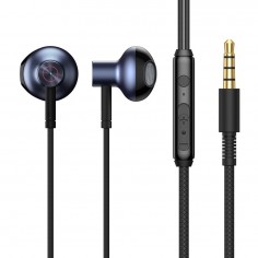 Casca Baseus Stereo Earphones Encok H19 (NGH19-01) - Wired Earphones, 3.5mm Jack, Microphone, 1.2m - Black 6953156203884