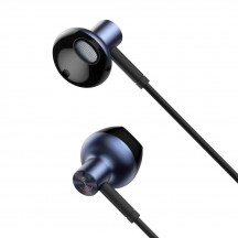 Casca Baseus Stereo Earphones Encok H19 (NGH19-01) - Wired Earphones, 3.5mm Jack, Microphone, 1.2m - Black 6953156203884