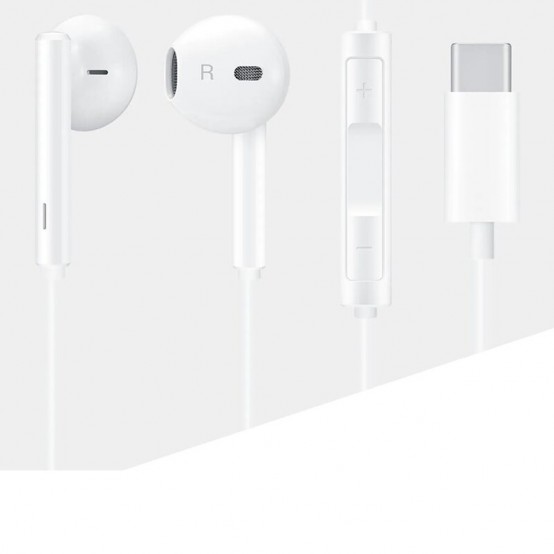 Casca Huawei Stereo Earphones (CM33) - Type-C - White (Bulk Packing) 5901737936820