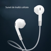 Casca Yesido Stereo Earphones (YH30) - Jack 3.5mm with Microphone, 1.2m - White 6971050262622