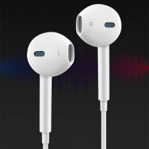 Casca Yesido Stereo Earphones (YH09) - Jack 3.5mm with Microphone, 1.2m - White 6971050260468