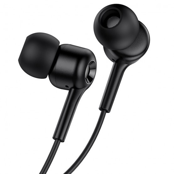 Casca Hoco Stereo Earphones La Musique (M82) - Jack 3.5mm, 1.2m - Black 6931474742940