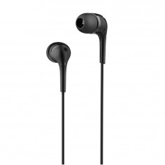 Casca Hoco Stereo Earphones  Prosody (M40) - Jack 3.5mm with Microphone, 1.2m - Black 6957531084563