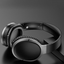 Casca USAMS USAMS - Wireless Headphones YN Series (US-YN001) - Noise Cancelling with Bluetooth 4.2 - Black 6958444903644