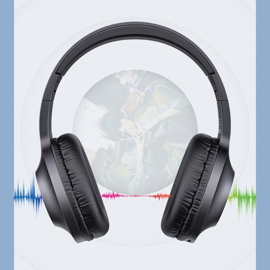 Casca USAMS USAMS - Wireless Headphones E-Join Series (YX05) - Wireless Noise Canceling with Bluetooth 5.0 - Black 6958444973210