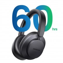 Casca Ugreen Ugreen - Wireless Headphones (90422) - Noise Canceling, 5 Microphones, Travel Case and 3D Spatial Sound - Black 69