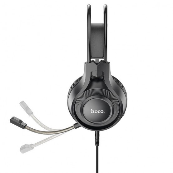 Casca Hoco Hoco - Wired Headphones Tiger (W106) - for Gaming, Jack 3.5mm, with Microphone - Black 6931474789297