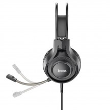 Casca Hoco Hoco - Wired Headphones Tiger (W106) - for Gaming, Jack 3.5mm, with Microphone - Black 6931474789297