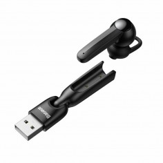 Casca Baseus Baseus - Bluetooth Headset A05 (NGA05-01) - Bluetooth 5.0 with USB Docking Station - Black 6953156219076