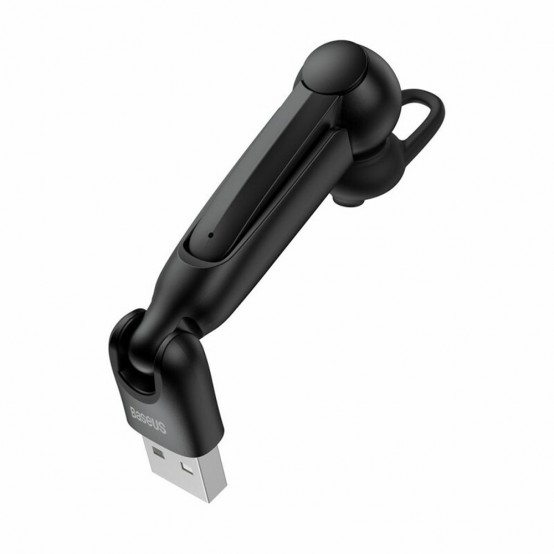 Casca Baseus Baseus - Bluetooth Headset A05 (NGA05-01) - Bluetooth 5.0 with USB Docking Station - Black 6953156219076