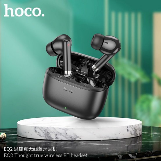 Casca Hoco Hoco - Wireless Headset (EQ2) - TWS, Bluetooth 5.3, Voice Assistant Activation - White 6931474798534