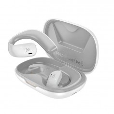 Casca Hoco Hoco - Wireless Headset (EQ4) - Bone Conduction, TWS, Bluetooth 5.3, Hi-Fi Sound - White 6931474798602