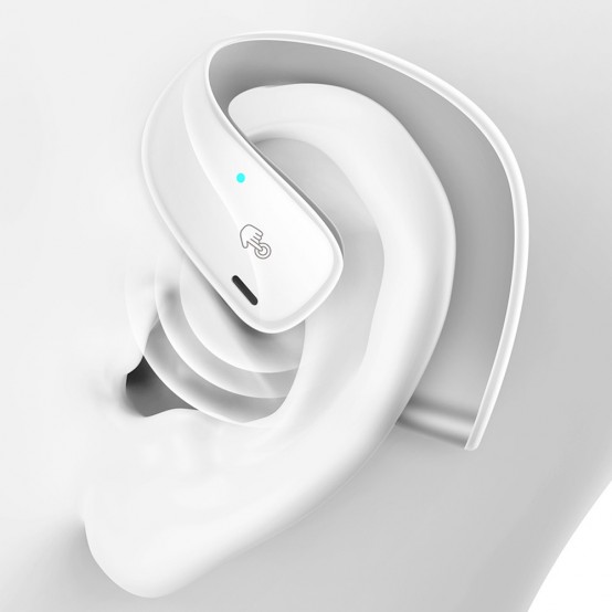Casca Hoco Hoco - Wireless Headset (EQ4) - Bone Conduction, TWS, Bluetooth 5.3, Hi-Fi Sound - Black 6931474798596