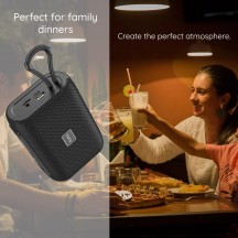 Casca Hoco Hoco - Wireless Speaker with Bluetooth Headset (HC15) - TWS, FM, TF Card, USB, AUX, 1200mAh, 5W - Black 6931474783646
