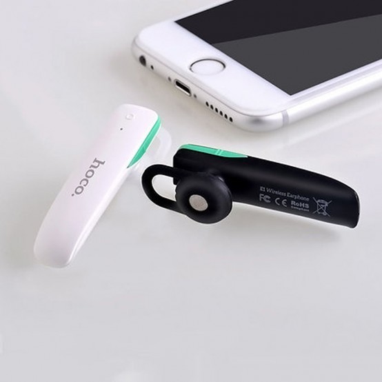 Casca Hoco Hoco -  Bluetooth Headset (E1) - with Mic, Multi-point Connection - Black 6957531033967