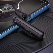 Casca Hoco Hoco - Bluetooth Headset Diamond (E63) - Bluetooth 5.0, Rotary Ear Hook - Black 6931474758873