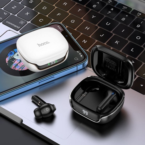 Casca Hoco Wireless Earbuds (EW18) - TWS with Bluetooth 5.3 - Orange EW18