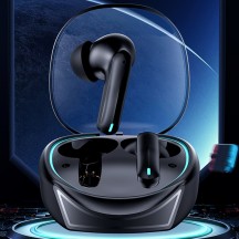 Casca USAMS Wireless Earbuds XJ13 Series (BHUXJ01) - for Gaming, TWS, Bluetooth, Noise Cancelling - Black BHUXJ01
