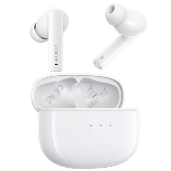 Casca Ugreen Wireless Earbuds HiTune T3 (90206) - Active Noise-Cancelling, BT 5.2 - White 90206