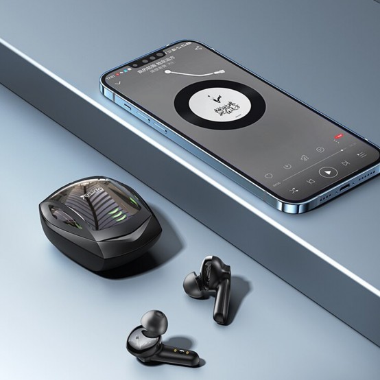 Casca Yesido Wireless Earbuds (TWS14) - for Gaming, TWS, Noise Cancelling, Bluetooth 5.3 - Black TWS14