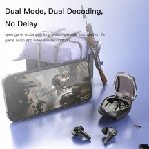 Casca Yesido Wireless Earbuds (TWS14) - for Gaming, TWS, Noise Cancelling, Bluetooth 5.3 - Black TWS14