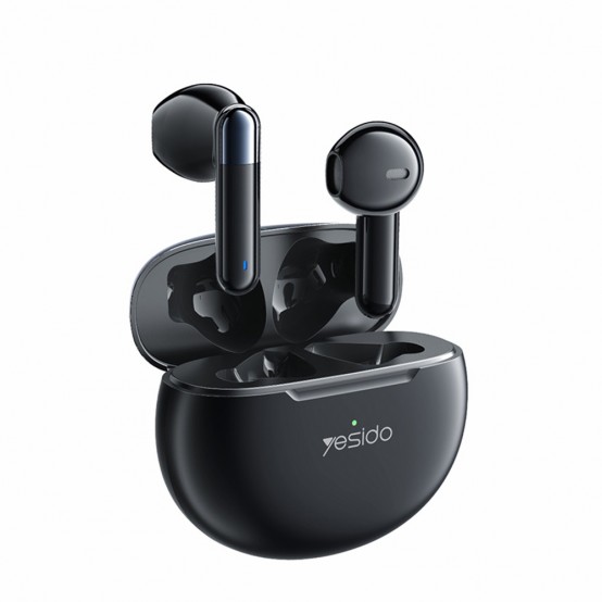 Casca Yesido Wireless Earbuds (TWS12) - TWS, Stereo, Bluetooth 5.3 - Black TWS12
