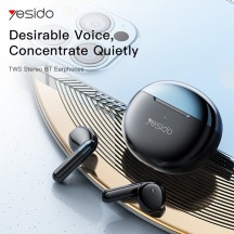 Casca Yesido Wireless Earbuds (TWS12) - TWS, Stereo, Bluetooth 5.3 - Black TWS12