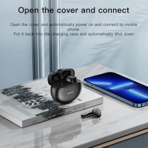 Casca Yesido Wireless Earbuds (TWS12) - TWS, Stereo, Bluetooth 5.3 - Black TWS12