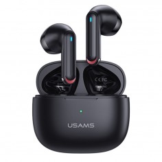Casca USAMS Wireless Earbuds NX10 Series (BHUNX01) - TWS, Bluetooth 5.2, Dual-Mic - Black BHUNX01