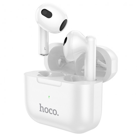 Casca Hoco Wireless Earbuds Intelligent (EW30) - TWS with Bluetooth 5.3, 300mAh, Activate Siri - White EW30