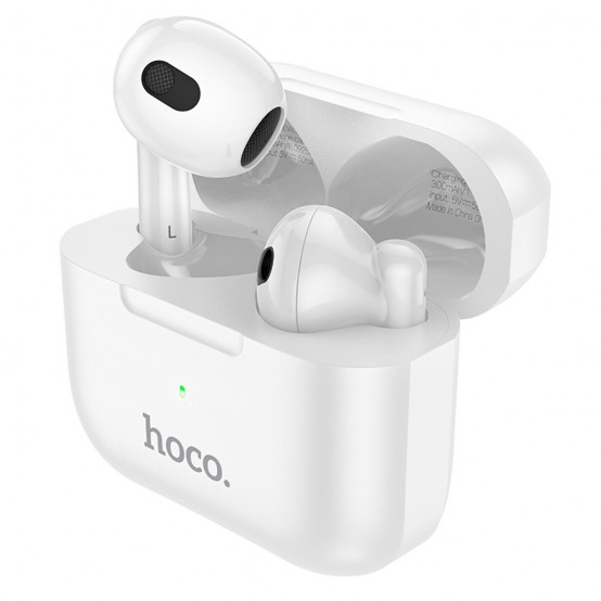 Casca Hoco Wireless Earbuds Intelligent (EW30) - TWS with Bluetooth 5.3, 300mAh, Activate Siri - White EW30