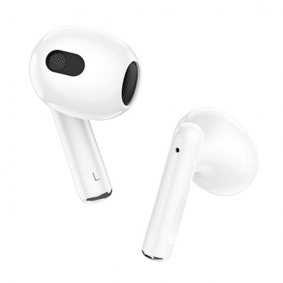 Casca Hoco Wireless Earbuds Intelligent (EW30) - TWS with Bluetooth 5.3, 300mAh, Activate Siri - White EW30