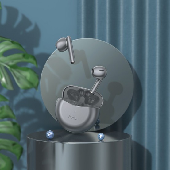 Casca Hoco Wireless Earbuds (EW14) - TWS with Bluetooth 5.3 - Metal Gray EW14