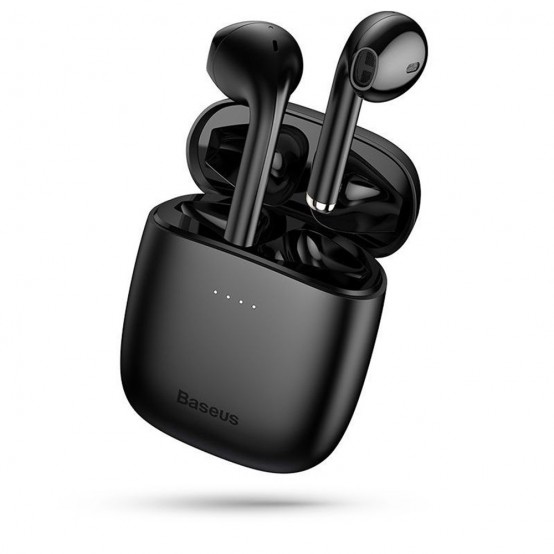Casca Baseus Wireless Earbuds Encok W04 (NGTW210001) - TWS with Bluetooth 5.0 - Black NGTW210001