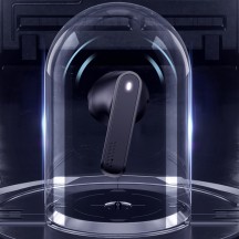 Casca USAMS Wireless Earbuds SM Series (BHUSM02) - TWS with Bluetooth 5.0 - Black BHUSM02